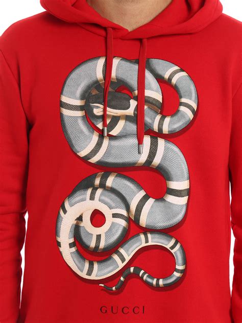 red gucci snake sweater|gucci snake sweater hoodie.